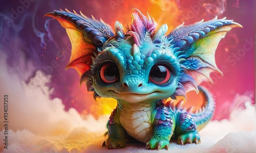 Adorable Baby Dragon