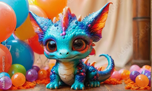 Adorable Baby Dragon photo