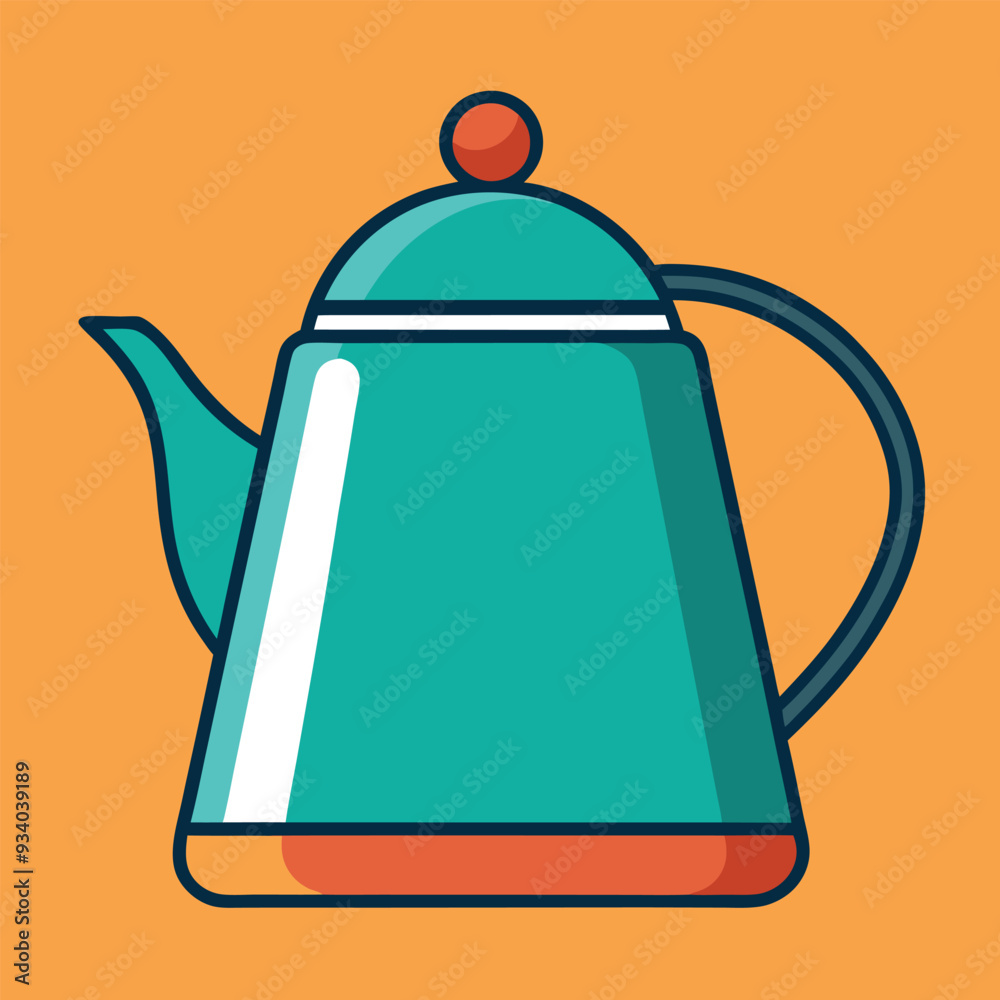 Fototapeta premium Kettle Vector Design Illustration