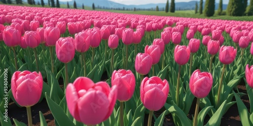 Tulips gardeb in Natherland flower beautiful photo