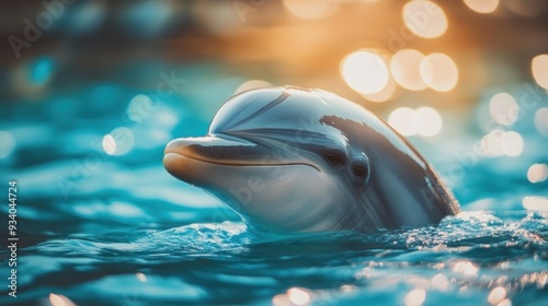 Dolphin in the Water photo