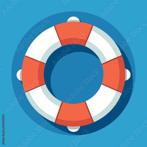 Life Ring Vector Design Illustration