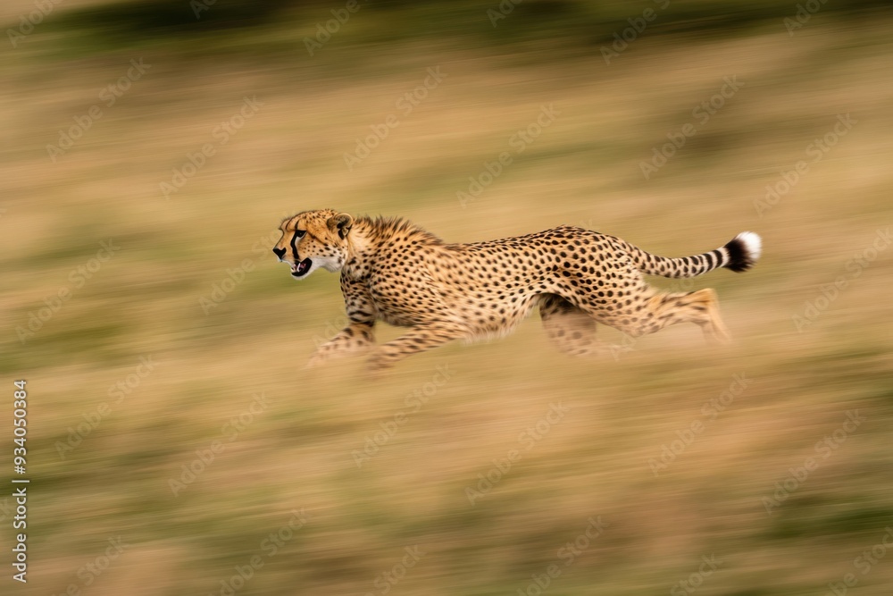 Obraz premium Cheetah in Motion