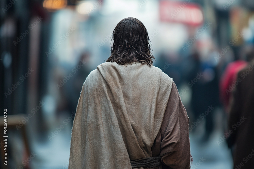 jesus walks modern city streets jesus walks modern city streets