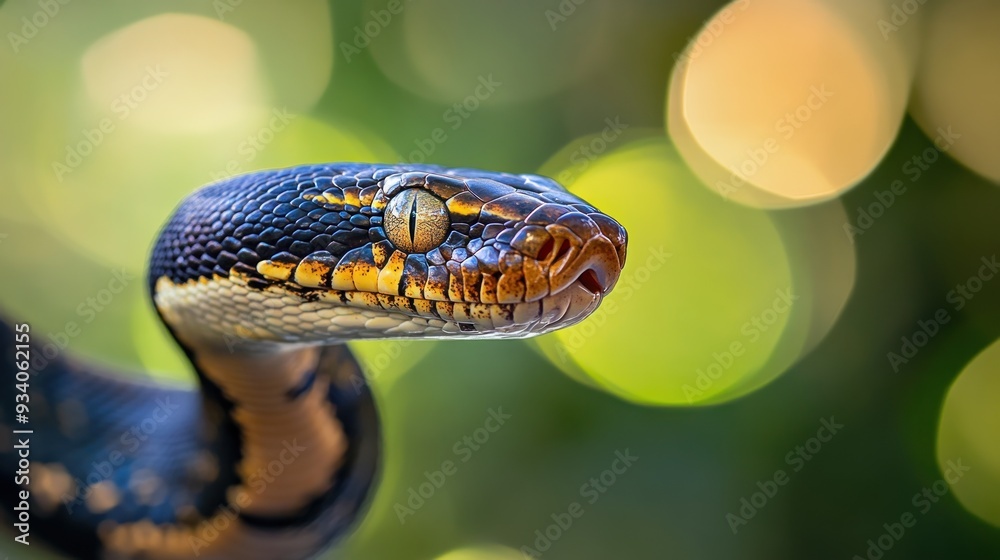 Fototapeta premium Close-up Portrait of a Snake