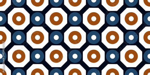 Abstract shape simple geometric motif classic pattern continuous background. Modern fabric design textile swatch ladies dress, man shirt allover print block. High resolution image digital illustration