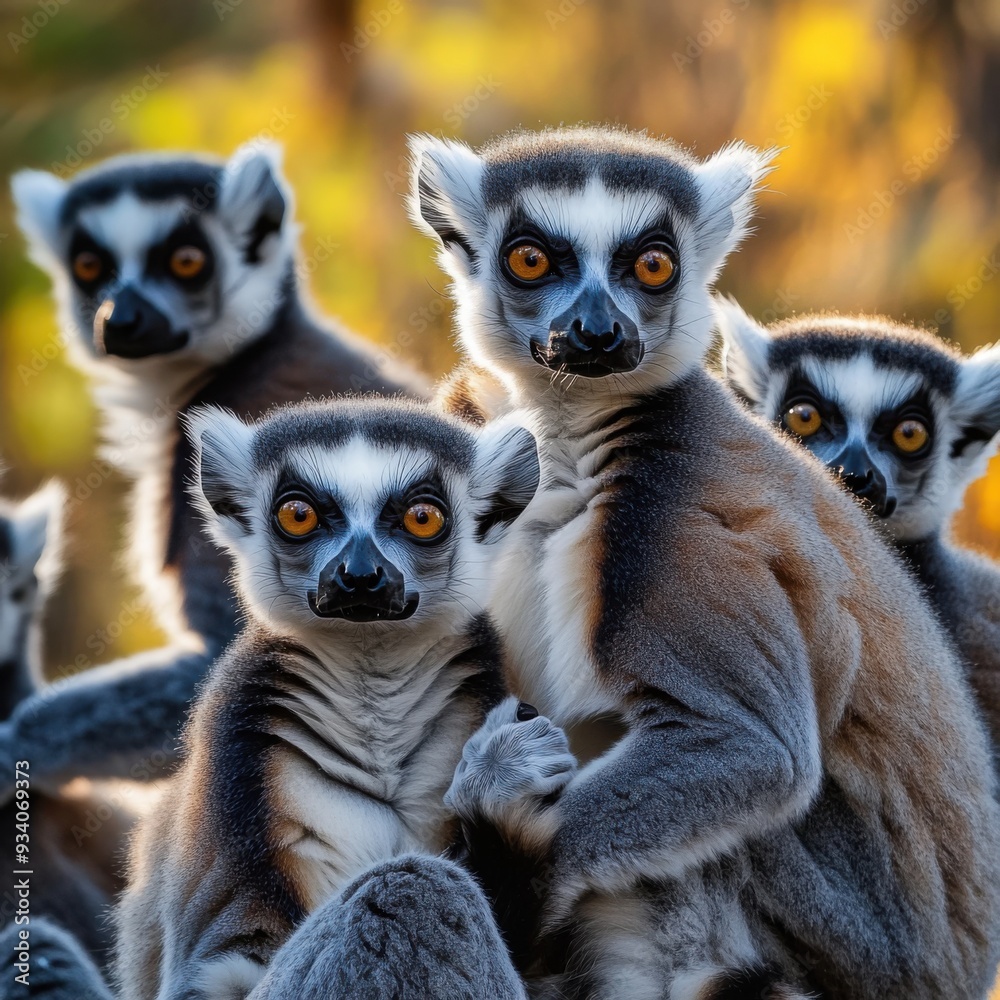 Ring-Tailed Lemurs Group Ring-Tailed Lemurs Group