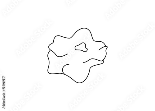 Clay, material icon. Vector illustration.