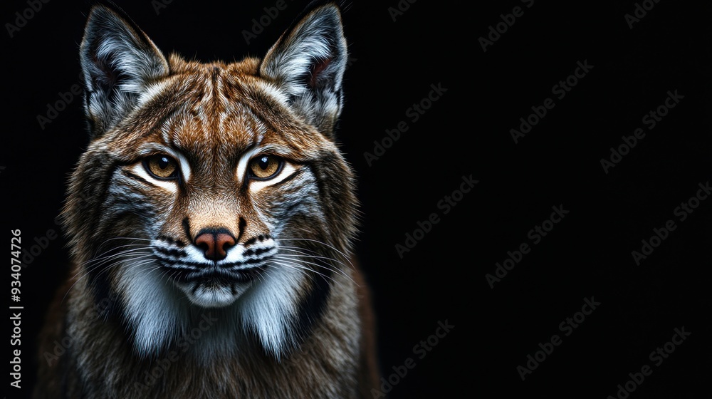 Obraz premium Portrait of a Lynx