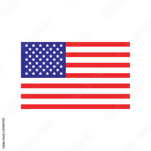 United Flag Design Vector