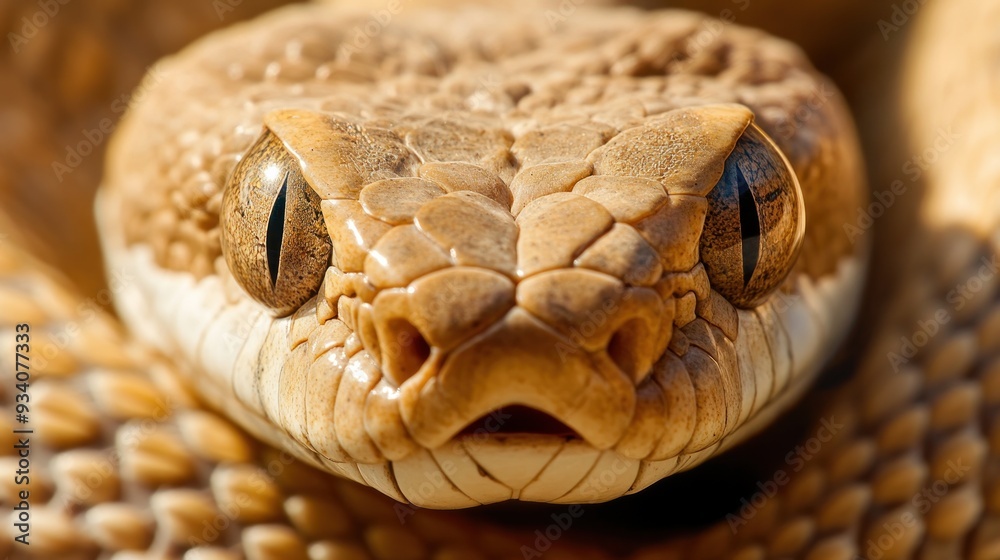 Fototapeta premium Close-up of a Snake's Eye
