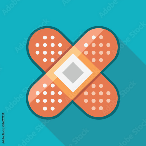 Medical Plaster Vector Illustration