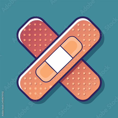 Medical Plaster Vector Illustration