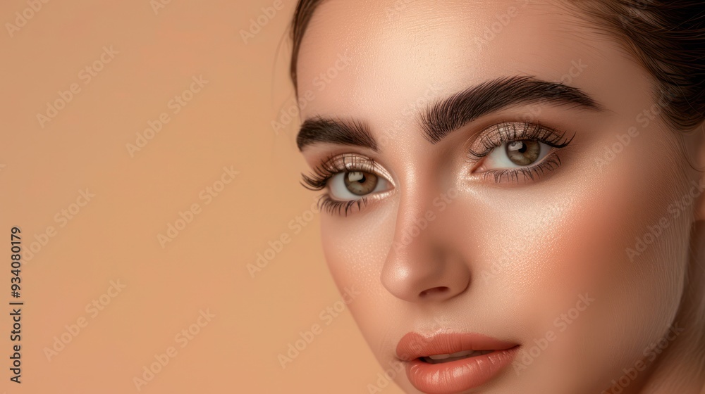 Fototapeta premium close up portrait of woman