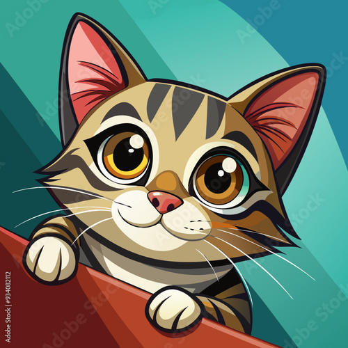 cute cat illustration