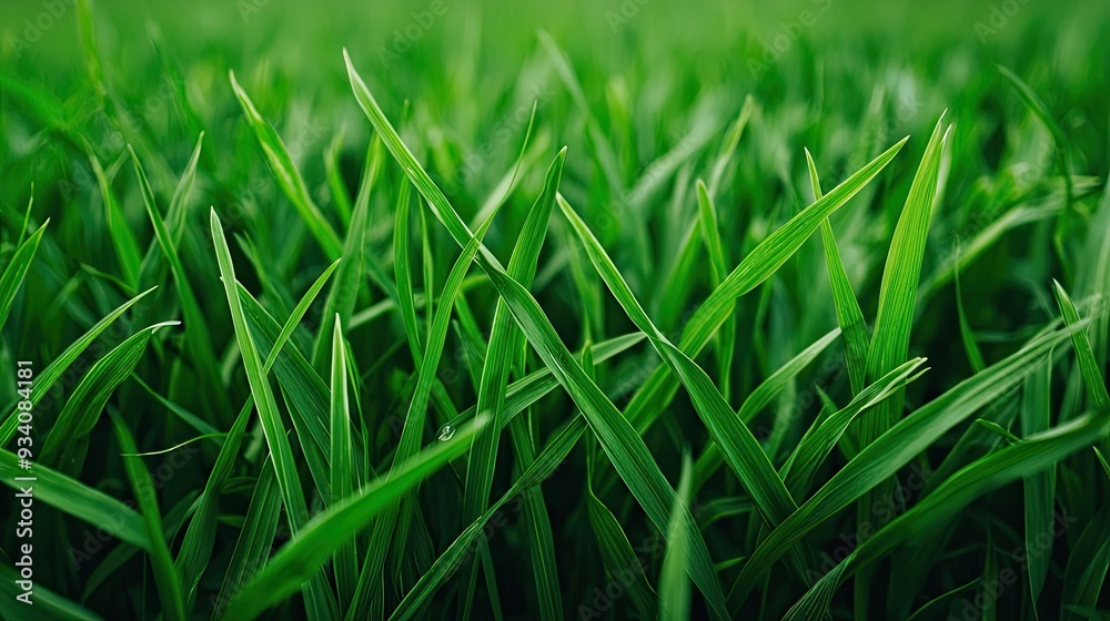 Vibrant green grass close-up, showcasing rich textures and shades, ideal for nature-oriented designs and environmental themes. Vibrant green grass close-up, showcasing rich textures and shades, ideal for nature-oriented designs and environmental themes.