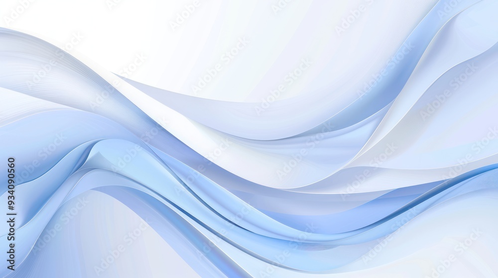 Fototapeta premium Abstract Blue Waves