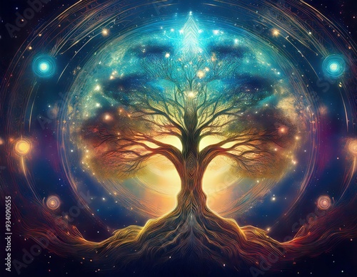 Cosmic Harmony: The Tree of Life in the Universe