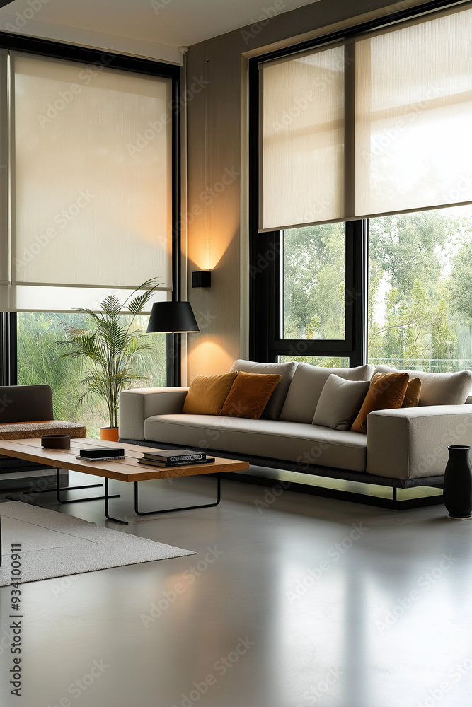 Modern interior design minimalistic neoclassicism living room Modern interior design minimalistic neoclassicism living room