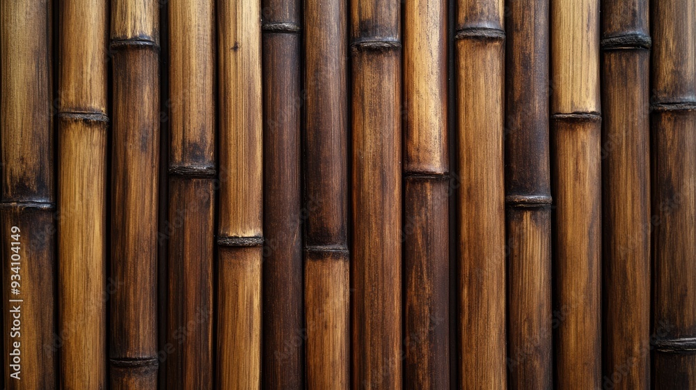 Bamboo wood panels with vertical grain patterns Bamboo wood panels with vertical grain patterns