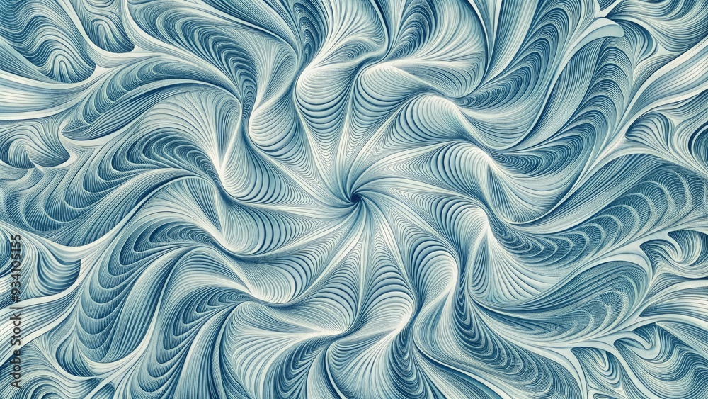 A swirling pattern of blue and white creates a sense of motion. A swirling pattern of blue and white creates a sense of motion.