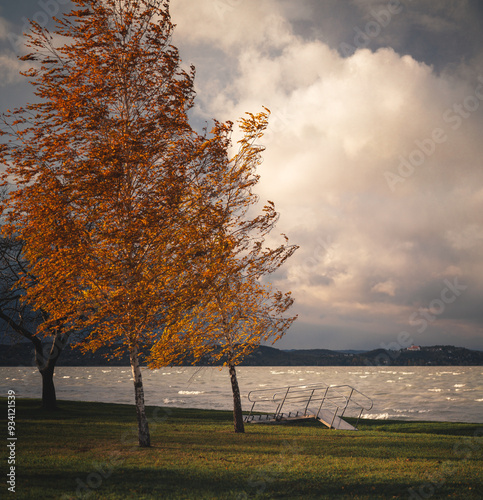 Lake Balaton on a windy day...