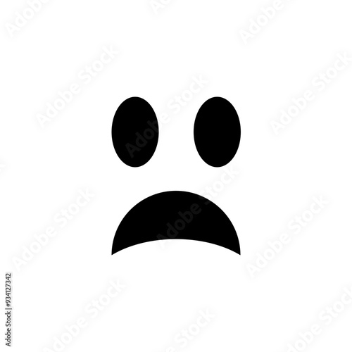 Halloween Monster Face Solid Icon