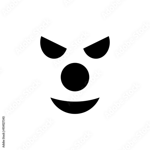 Halloween Monster Face Solid Icon