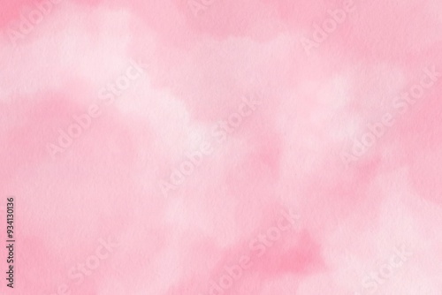 Vibrant Pink Watercolor Background - Abstract Textured Watercolor Design with Soft Pastel Pinks and Warm Tones for Digital and Print Use