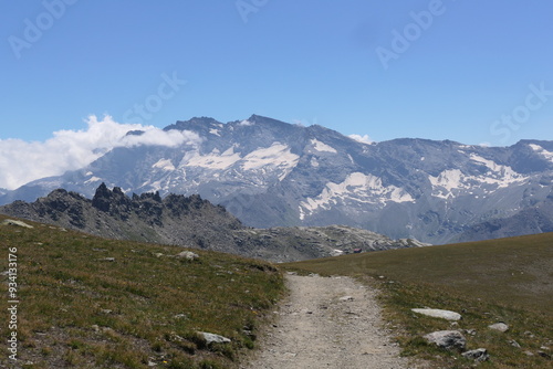 landscape with snow