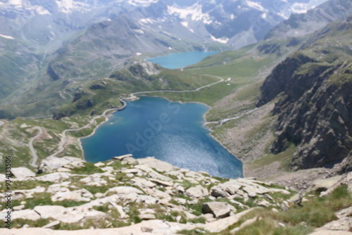 Fototapeta Naklejka Na Ścianę i Meble -  lake and mountains