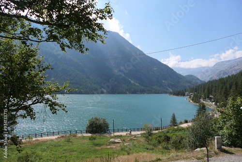 lake in the mountains