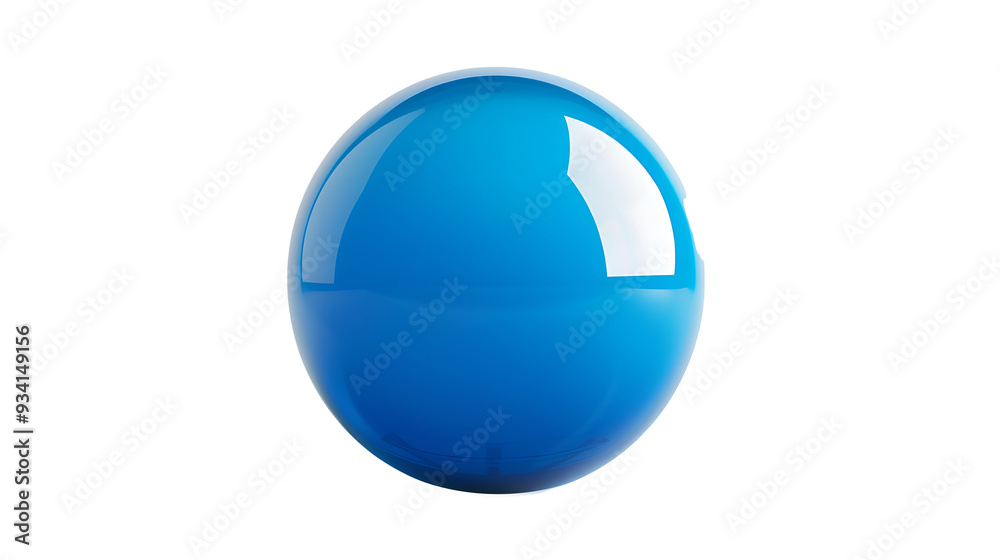 floated round blue ball isolate on withe background floated round blue ball isolate on withe background