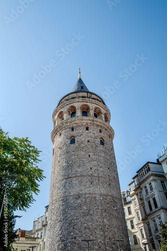 The tower Galata in Istanbul city