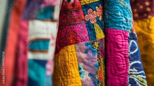 A Close-Up of a Colorful Pa...