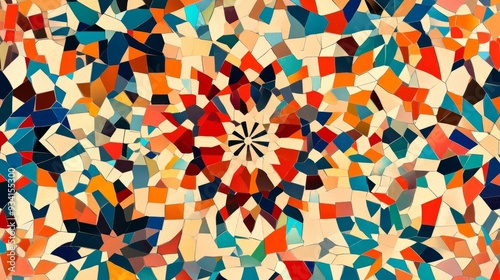 Abstract Mosaic Tile Patter...