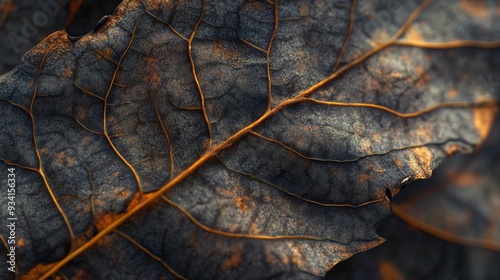 Autumn Leaf Texture A Close...