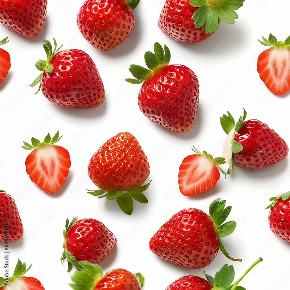 A vibrant and juicy strawberry, bursting with freshness and natural sweetness. A vibrant and juicy strawberry, bursting with freshness and natural sweetness.