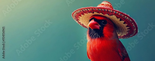 Cardinal in a Sombrero, bir...