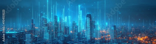 Digital Cityscape A Futuris...