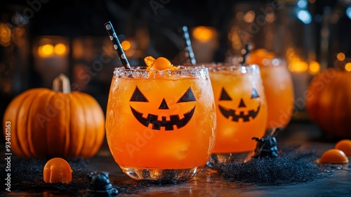 Jack-O'-Lantern Cocktails A...