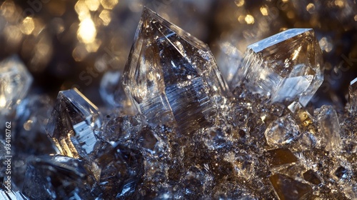 Macro View of Crystal Forma...