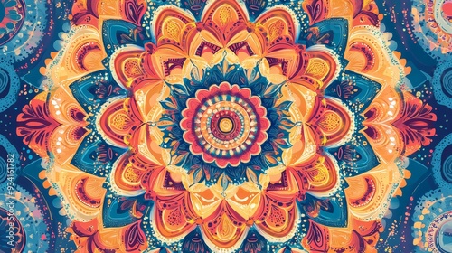 Mandala of Floral Patterns ...