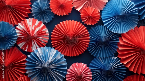 Red, White, and Blue Paper ...