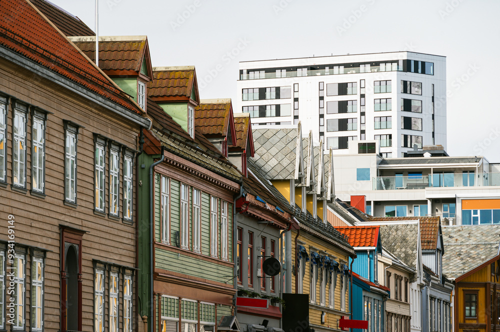 Obraz premium tromsoe, Norway: downtown glimpses