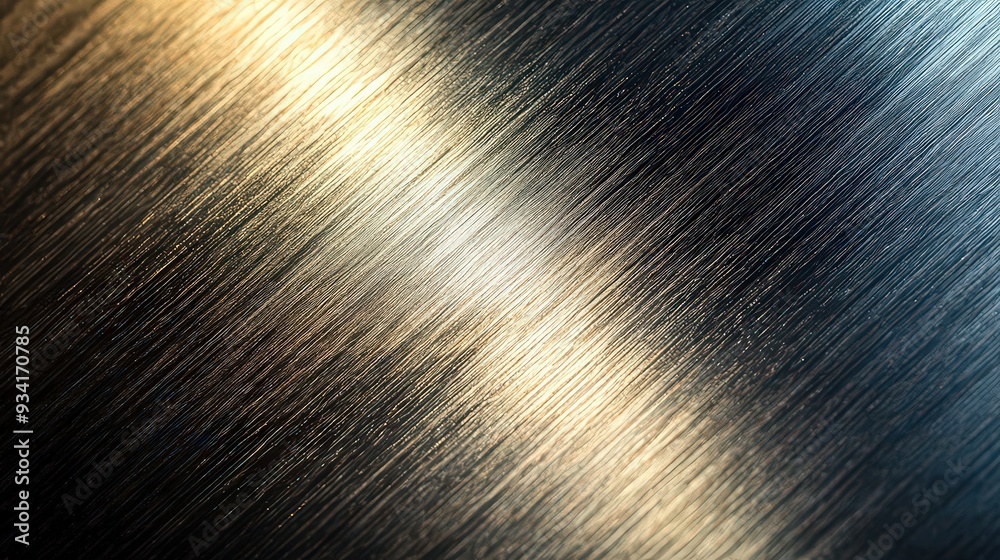 sleek, brushed metal surface with fine, parallel lines etched into the texture, reflecting light subtly across the surface sleek, brushed metal surface with fine, parallel lines etched into the texture, reflecting light subtly across the surface