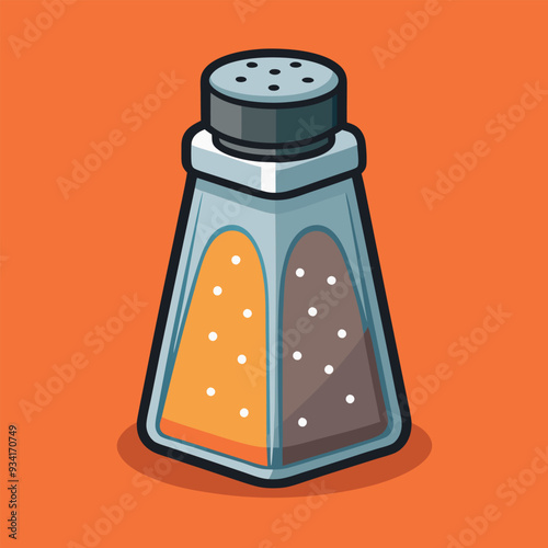 Salt Shaker Vector Illustration