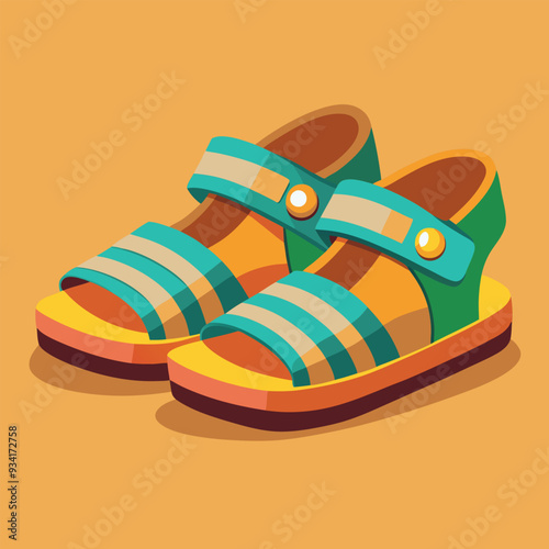 Sandals Vector Illustration