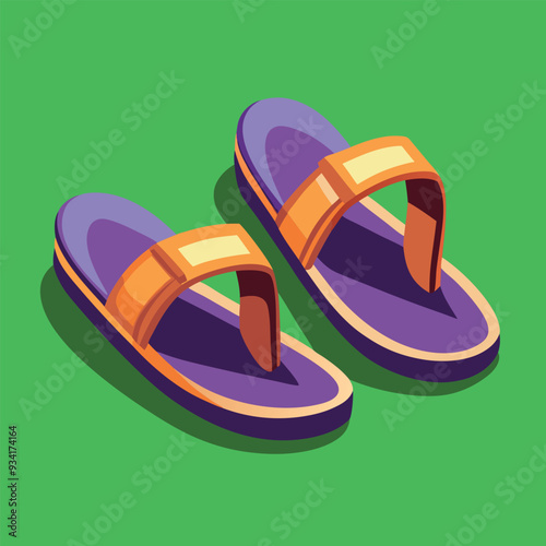 Sandals Vector Illustration