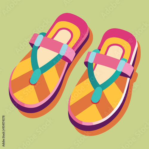 Sandals Vector Illustration